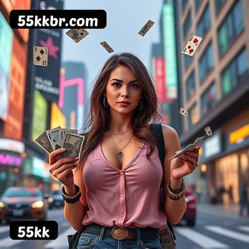 Interface do Aplicativo 55kk - Design Premium e Intuitivo